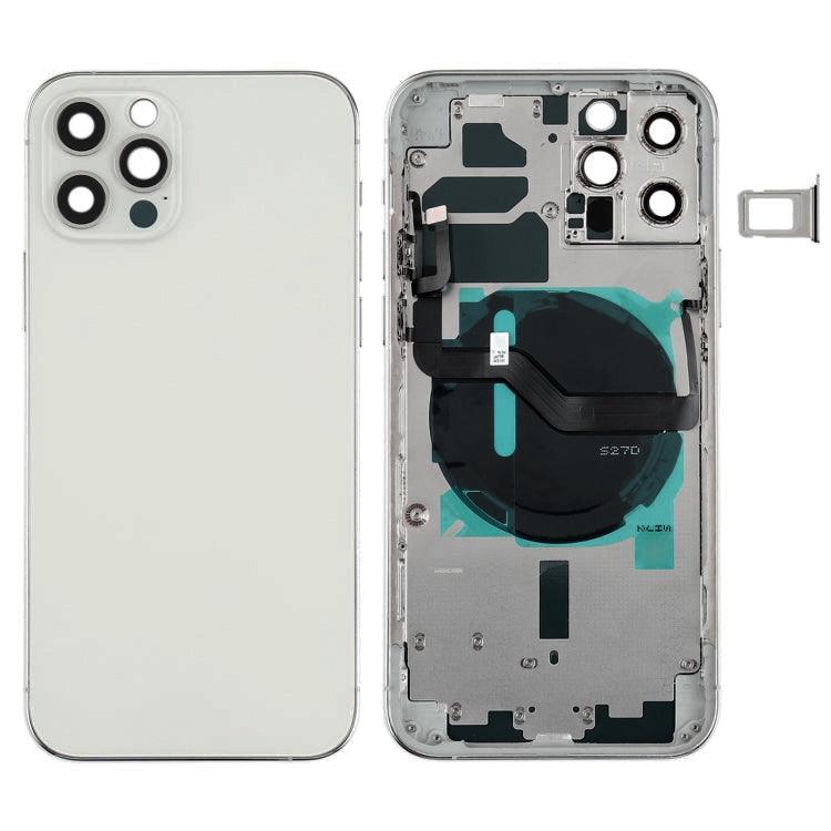 Replacement Back Housing for iPhone 12 Pro with Buttons - Silver - Best Cell Phone Parts Distributor in Canada, Parts Source Replacement Back Housing for iPhone 12 Pro with Buttons - Silver - Best Cell Phone Parts Distributor in Canada, Parts Source